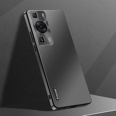 Huawei P60 Pro用ハードケース プラスチック 質感もマット カバー AT1 ファーウェイ ブラック