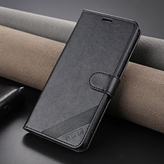 Huawei P60 Pro用手帳型 レザーケース スタンド カバー YZ4 ファーウェイ ブラック