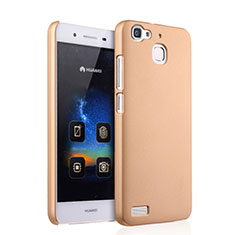 Huawei P8 Lite Smart用ハードケース プラスチック 質感もマット ファーウェイ ゴールド