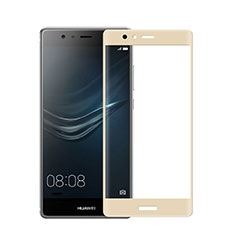 Huawei P9用強化ガラス フル液晶保護フィルム ファーウェイ ゴールド