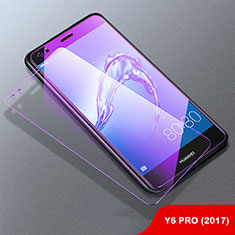 Huawei Y6 Pro (2017)用アンチグレア ブルーライト 強化ガラス 液晶保護フィルム B01 ファーウェイ クリア