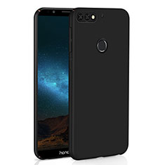 Huawei Y7 (2018)用ハードケース プラスチック 質感もマット M01 ファーウェイ ブラック