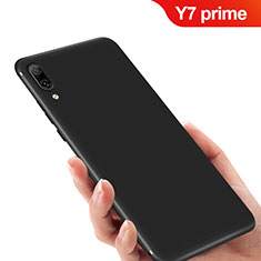 Huawei Y7 Prime (2019)用極薄ソフトケース シリコンケース 耐衝撃 全面保護 ファーウェイ ブラック