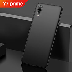 Huawei Y7 Prime (2019)用ハードケース プラスチック 質感もマット M01 ファーウェイ ブラック