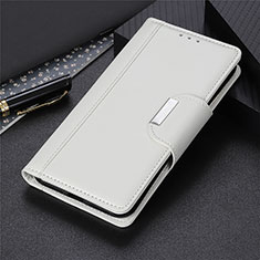 Huawei Y8p用手帳型 レザーケース スタンド カバー L06 ファーウェイ ホワイト