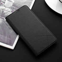 Huawei Y9s用手帳型 レザーケース スタンド カバー L02 ファーウェイ ブラック