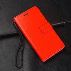 Huawei Y9s用手帳型 レザーケース スタンド カバー L05 ファーウェイ レッド