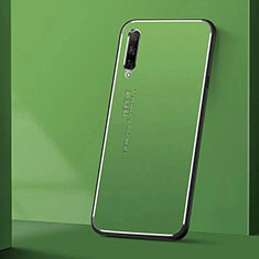 Huawei Y9s用ケース 高級感 手触り良い アルミメタル 製の金属製 カバー M01 ファーウェイ グリーン