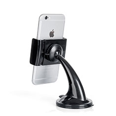 Apple iPhone SE3 2022用スマートフォン車載ホルダー 車載スタンド 真空吸盤で車のダッシュボードに直接取り付け ユニバーサル ブラック