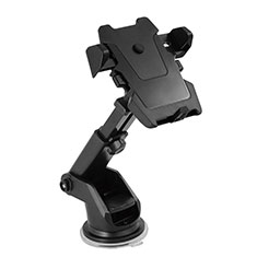 Wiko Selfy 4G用スマホ車載ホルダー 車載スタンド 真空吸盤で車のダッシュボードに直接取り付け ユニバーサル M07 ブラック