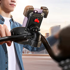 Oppo Find X7 5G用オートバイ ホルダー 自転車 スタンド フォンスタンドスタンド360度 H03 ブラック