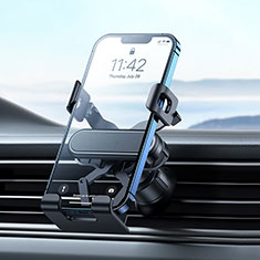 Oppo A79 5G用スマートフォン車載ホルダー 車載スタンド クリップで車のダッシュボードに直接取り付け ユニバーサル BS5 ブラック
