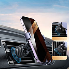 Huawei Ascend G730用スマートフォン車載ホルダー 車載スタンド クリップで車のダッシュボードに直接取り付け ユニバーサル BS8 ブラック