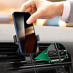 Huawei Mate 10 Pro用スマートフォン車載ホルダー 車載スタンド クリップで車のダッシュボードに直接取り付け ユニバーサル LU1 ブラック