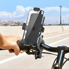 Oppo A78 4G用オートバイ ホルダー 自転車 スタンド フォンスタンドスタンド360度 H01 ブラック