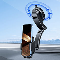 Oppo A2x 5G用スマートフォン車載ホルダー 車載スタンド 真空吸盤で車のダッシュボードに直接取り付け ユニバーサル N01 ブラック