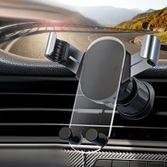 Oppo Find N2 Flip 5G用スマートフォン車載ホルダー 車載スタンド クリップで車のダッシュボードに直接取り付け ユニバーサル BY4 ブラック