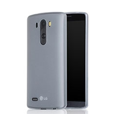 LG G3用シリコンケース ソフトタッチラバー 質感もマット LG ホワイト