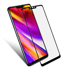 LG G7用強化ガラス フル液晶保護フィルム F02 LG ブラック