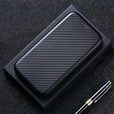 LG K42用手帳型 レザーケース スタンド カバー L10 LG ブラック