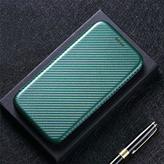 LG K52用手帳型 レザーケース スタンド カバー L09 LG グリーン