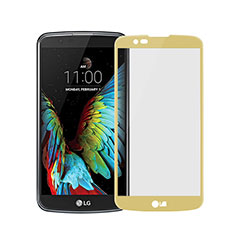 LG K7用強化ガラス フル液晶保護フィルム LG ゴールド