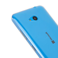 Microsoft Lumia 640用極薄ソフトケース シリコンケース 耐衝撃 全面保護 クリア透明 カバー Microsoft クリア