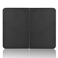 Microsoft Surface Duo用手帳型 レザーケース スタンド カバー L02Z Microsoft ブラック