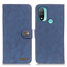 Motorola Moto E40用手帳型 レザーケース スタンド カバー A01D モトローラ ネイビー