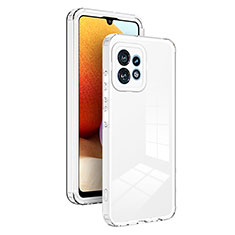 Motorola Moto Edge Plus (2023) 5G用ハイブリットバンパーケース クリア透明 プラスチック 鏡面 カバー H01P モトローラ ホワイト