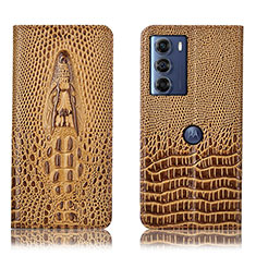 Motorola Moto Edge S30 5G用手帳型 レザーケース スタンド カバー H03P モトローラ ブラウン