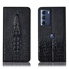 Motorola Moto Edge S30 5G用手帳型 レザーケース スタンド カバー H03P モトローラ ブラック