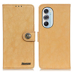 Motorola Moto Edge X30 5G用手帳型 レザーケース スタンド カバー A01D モトローラ ゴールド