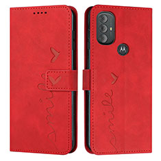 Motorola Moto G Play Gen 2用手帳型 レザーケース スタンド カバー Y03X モトローラ レッド