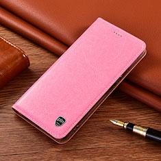 Motorola Moto G10用手帳型 レザーケース スタンド カバー H04P モトローラ ピンク