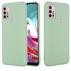 Motorola Moto G20用360度 フルカバー極薄ソフトケース シリコンケース 耐衝撃 全面保護 バンパー モトローラ グリーン