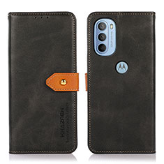 Motorola Moto G31用手帳型 レザーケース スタンド カバー N07P モトローラ ブラック