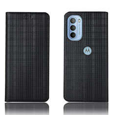 Motorola Moto G31用手帳型 レザーケース スタンド カバー H20P モトローラ ブラック