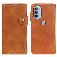 Motorola Moto G41用手帳型 レザーケース スタンド カバー DY01 モトローラ ブラウン