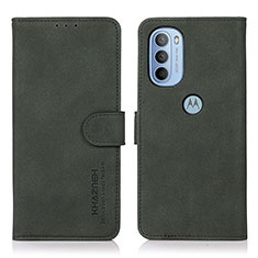 Motorola Moto G41用手帳型 レザーケース スタンド カバー D08Y モトローラ グリーン