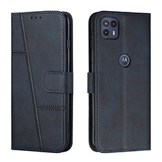 Motorola Moto G50 5G用手帳型 レザーケース スタンド カバー Y01X モトローラ ネイビー