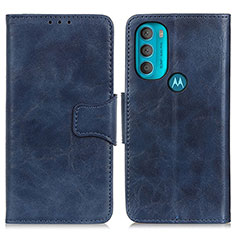 Motorola Moto G71 5G用手帳型 レザーケース スタンド カバー M02L モトローラ ネイビー