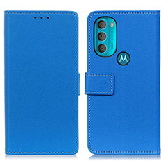 Motorola Moto G71 5G用手帳型 レザーケース スタンド カバー M08L モトローラ ネイビー