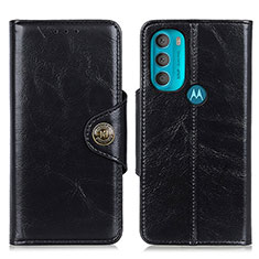 Motorola Moto G71 5G用手帳型 レザーケース スタンド カバー M12L モトローラ ブラック