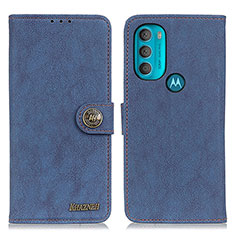 Motorola Moto G71 5G用手帳型 レザーケース スタンド カバー A01D モトローラ ネイビー