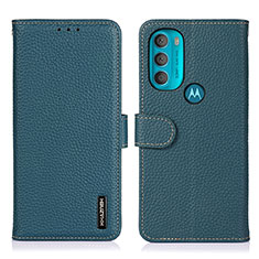 Motorola Moto G71 5G用手帳型 レザーケース スタンド カバー B01H モトローラ グリーン