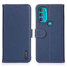 Motorola Moto G71 5G用手帳型 レザーケース スタンド カバー B01H モトローラ ネイビー