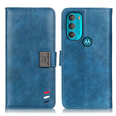 Motorola Moto G71 5G用手帳型 レザーケース スタンド カバー D06Y モトローラ ネイビー