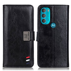 Motorola Moto G71 5G用手帳型 レザーケース スタンド カバー D06Y モトローラ ブラック