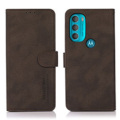 Motorola Moto G71 5G用手帳型 レザーケース スタンド カバー D08Y モトローラ ブラウン